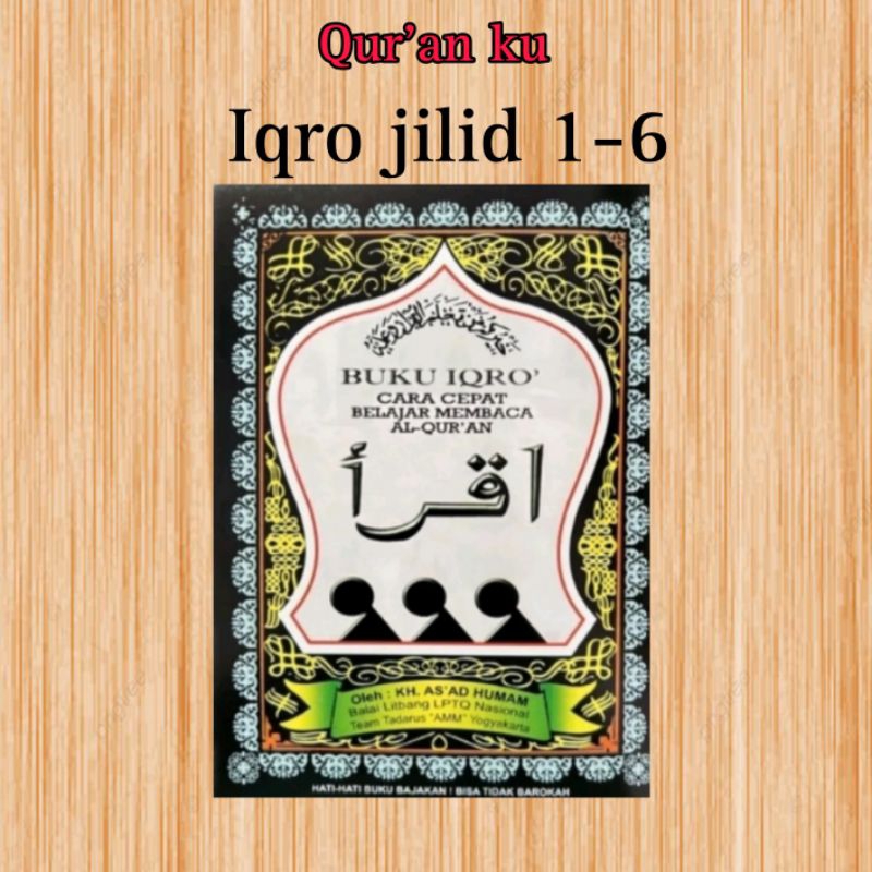 Iqro besar jilid 1-6