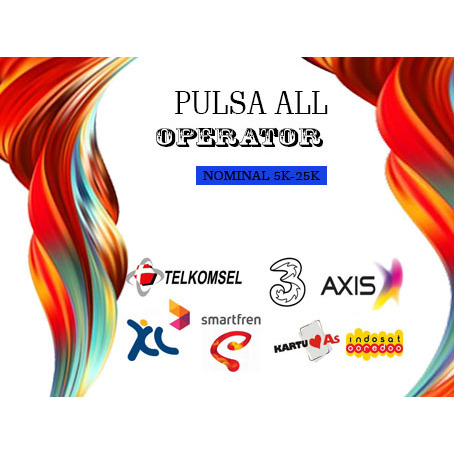 JUAL Pulsa 5rb, 10rb, 15rb, 20rb, 25rb.Telkomsel:Simpati/As, indosat/im3, XL, AXIS, THREE, SMARTFREN