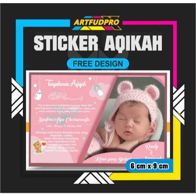 

cetak sticker aqikah ( 1 Hari Jadi ) Paling Murah