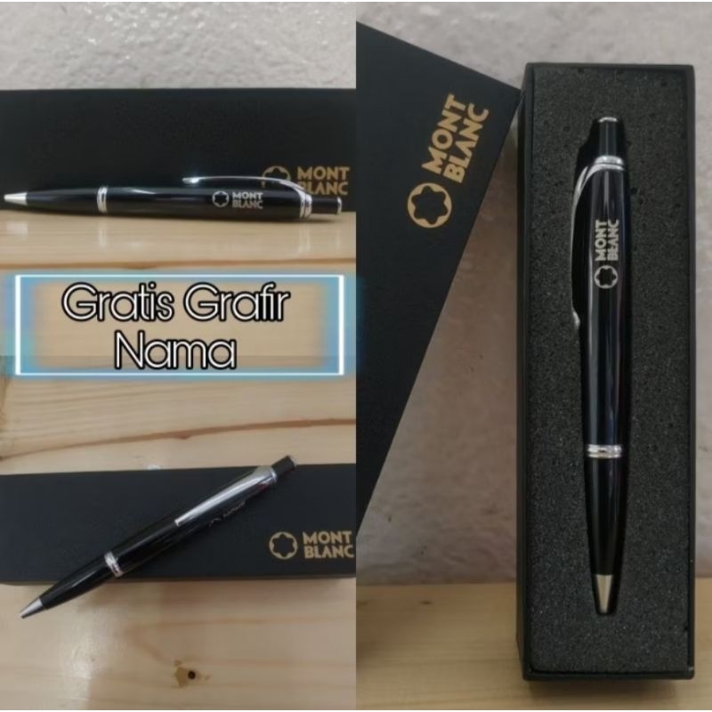 

Bulpoint Mewah Mont Blanc Clik Free Grafir Nama/Logo + Box