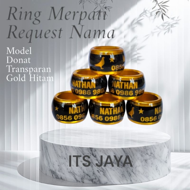 RING MERPATI REQUEST NAMA / RING MERPATI CUSTOM NAMA