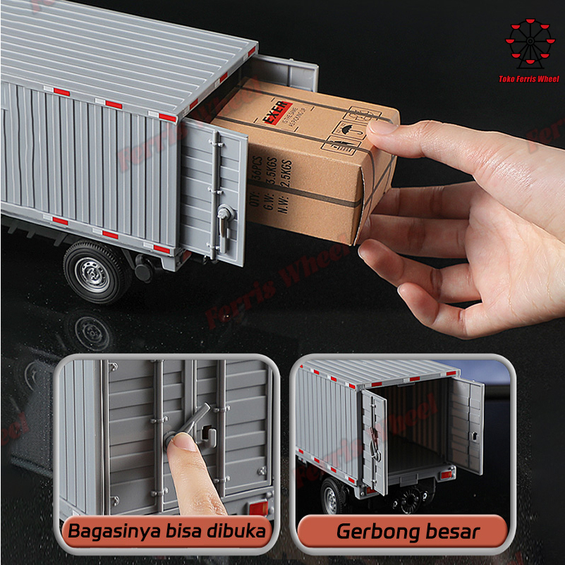 HOT SALE FERRIS WHEEL 2.4G RC SPRAY TRUK WULING DENGAN KARTON RC PICK UP TRUCK BOX SUZUKI CARRY &