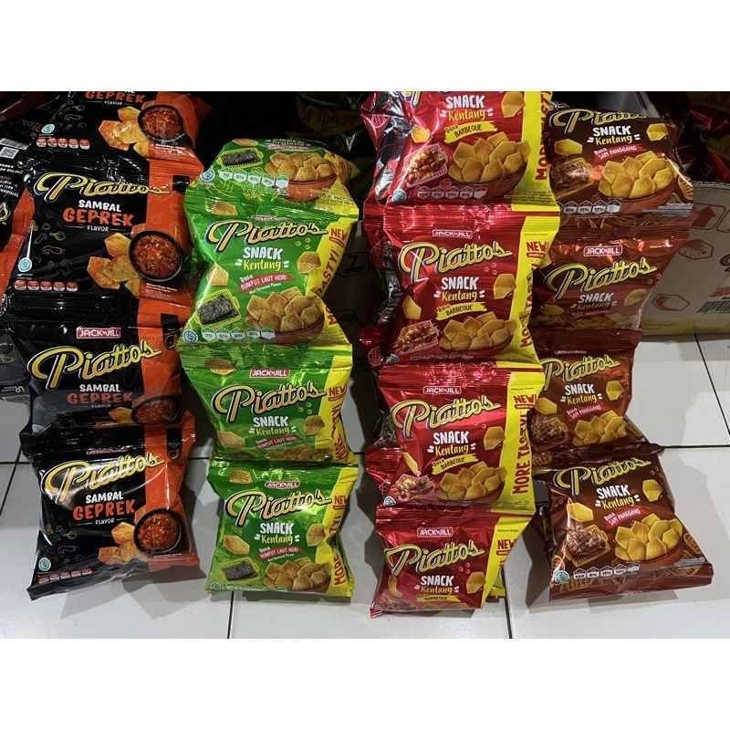 

PIATTOS SNACK KENTANG 15 GR X 10 BKS VARIANT RASA