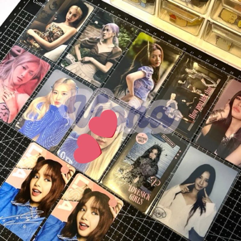 TAKE ALL PC BLACKPINK JISOO HYLT PLAYING CARD ROSE KTWON LISA LALISA JENNIE