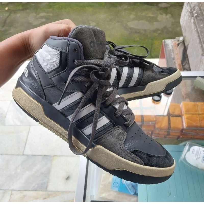 Sepatu Adidas Vs Neo High Grey size 40 ½