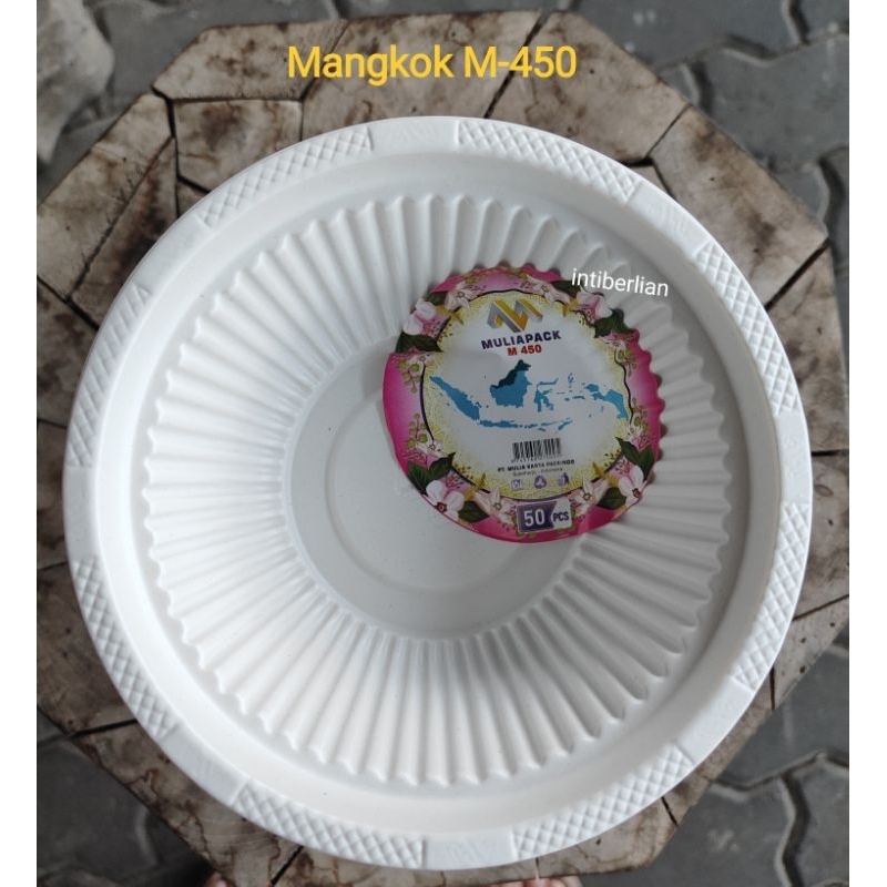 (1 pack isi 50 pcs) Muliapack Mangkok M-450