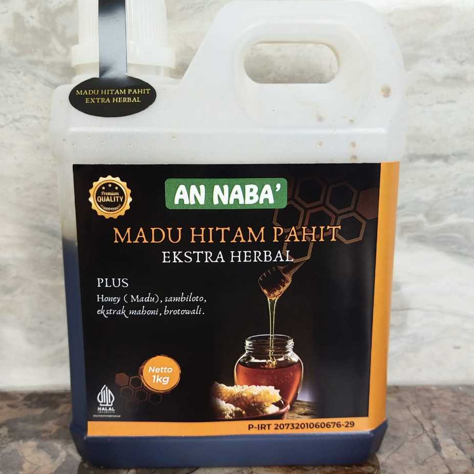 

Madu Hitam Pahit Ekstra Herbal Annaba 1kg Madu Pahit Herbal Untuk Masalah Persendian - Mengurangi Sakit Pegal Linu - Asam Urat