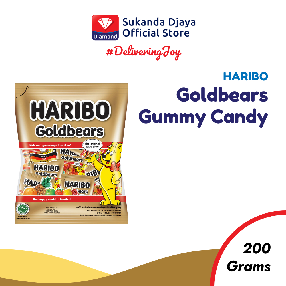 

Haribo Goldbear Gummy Candy 200 Gr