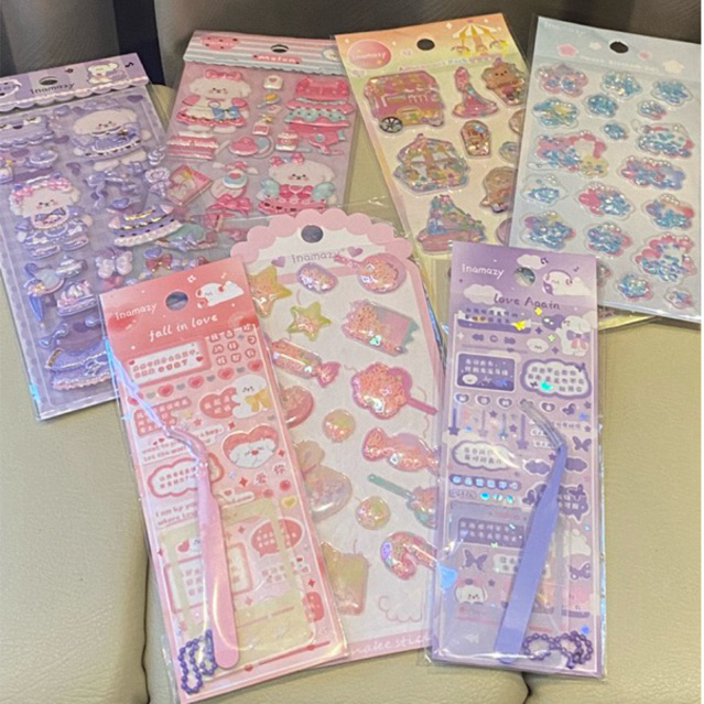 

Cute sticker pack 2D, 3D / timbul