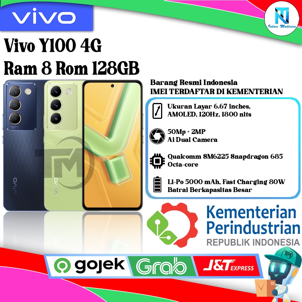Vivo Y100 Ram 8/128GB | Ram 8/256GB