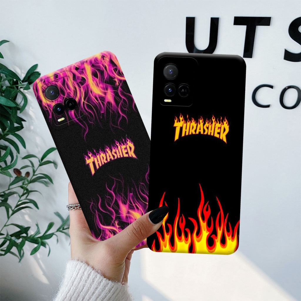 oftcase Procamera Vivo Y21 Y21A Y21S Y21T Y33S Y33T Motif API ( NS01 ) Silikon Lentur Kesing HP - Ca