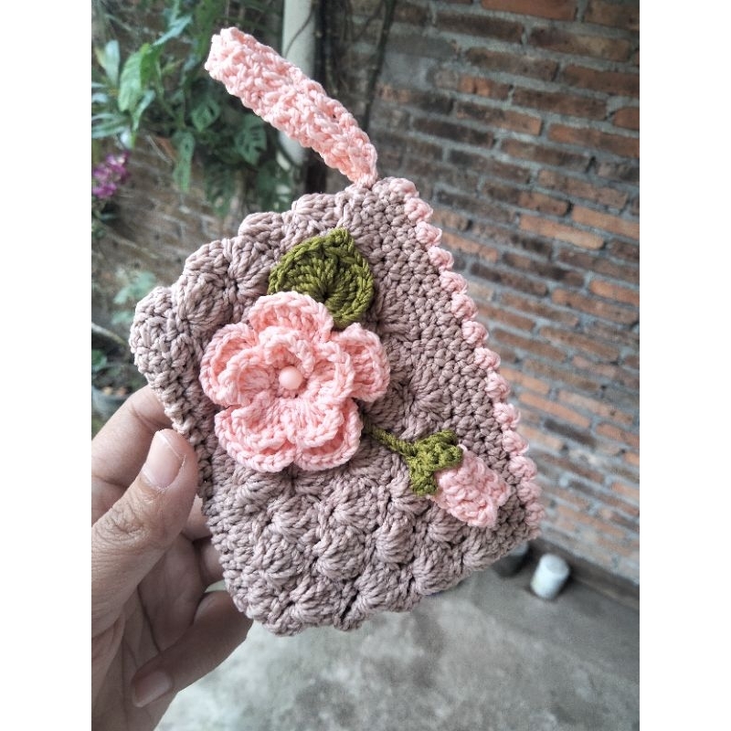 DOMPET RAJUT WANITA / DOMPET KOIN RAJUT / BARU DOMPET KOIN PENGANTIN // DOMPET RAJUT VIRAL // DOMPET