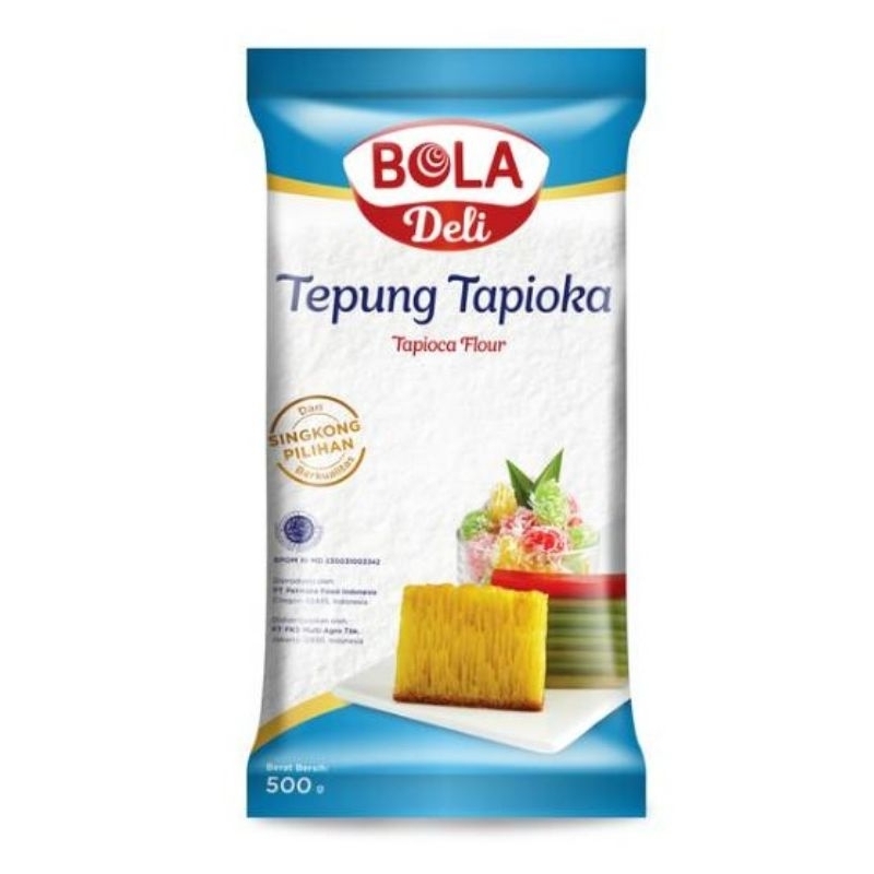 

Tepung Tapioka Bola Deli 20x500gr 1dus