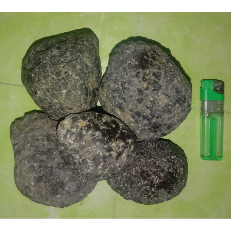 Bongkahan Batu Badar Besi Semeru 5 bahan