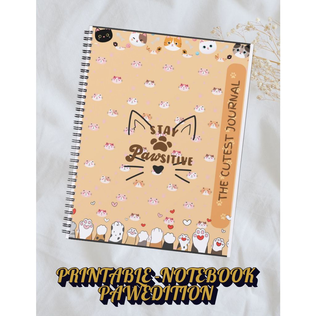 

PRINTABLE E-BOOK NOTEBOOK MEOW EDITION (PDF)