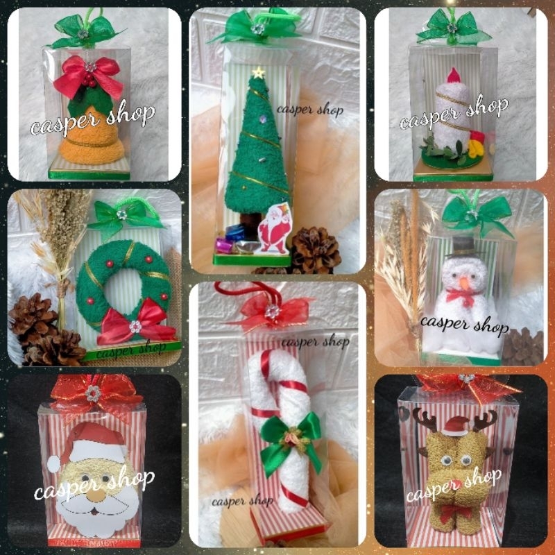 PO ‼️SOUVENIR HANDUK TEMA NATAL/HAMPERS NATAL/KADO NATAL