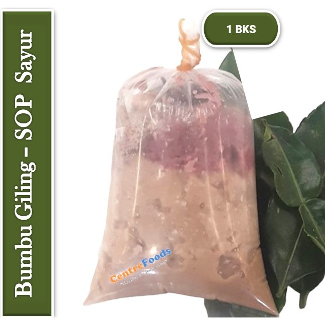 

Bumbu SOP Sayur - Giling Halus Fresh | 1 BKS [ Harga Per BKS ]