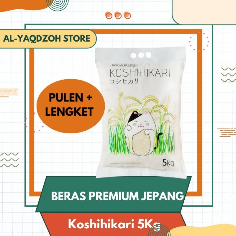 

Beras Premium Jepang | KOSHIHIKARI 5KG | ASLI 100%