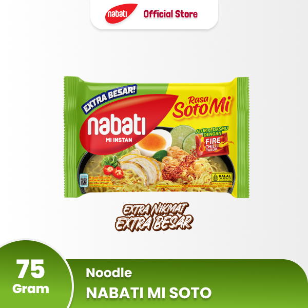 

NABATI Mi Instan Kuah Mi Soto 75g