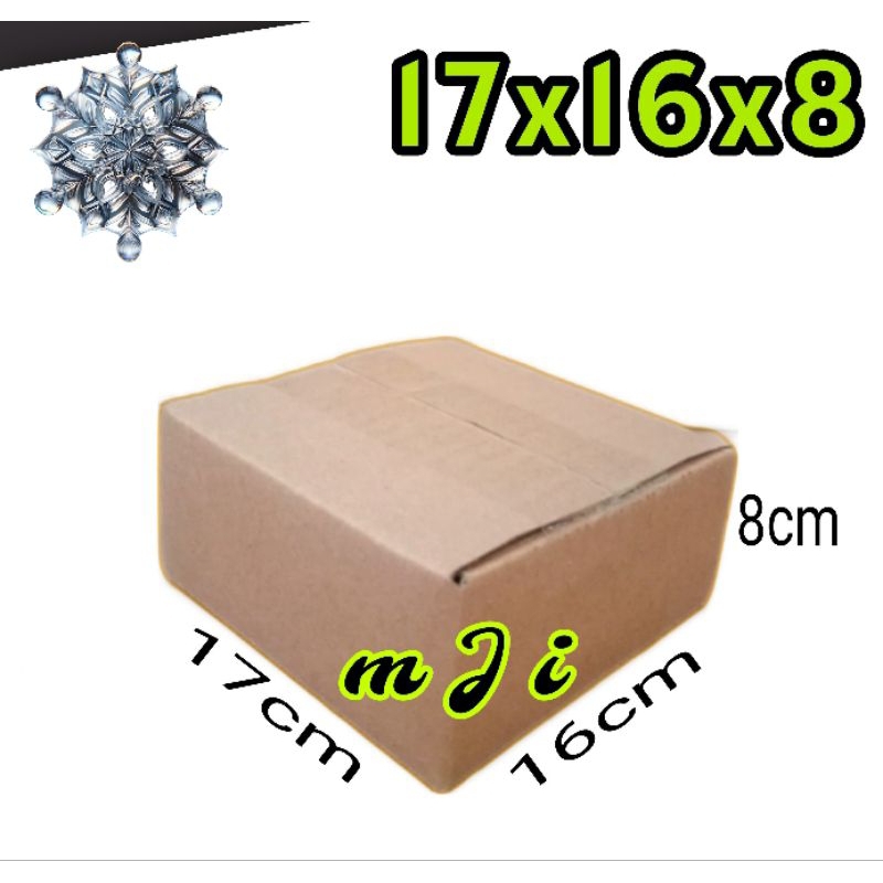 

kardus packing UK 17x16x8 kardus polos kardus besar