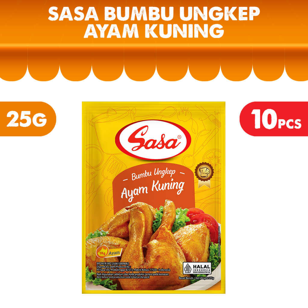 

SASA Bumbu Ayam Kuning 25gr - 10 Pcs