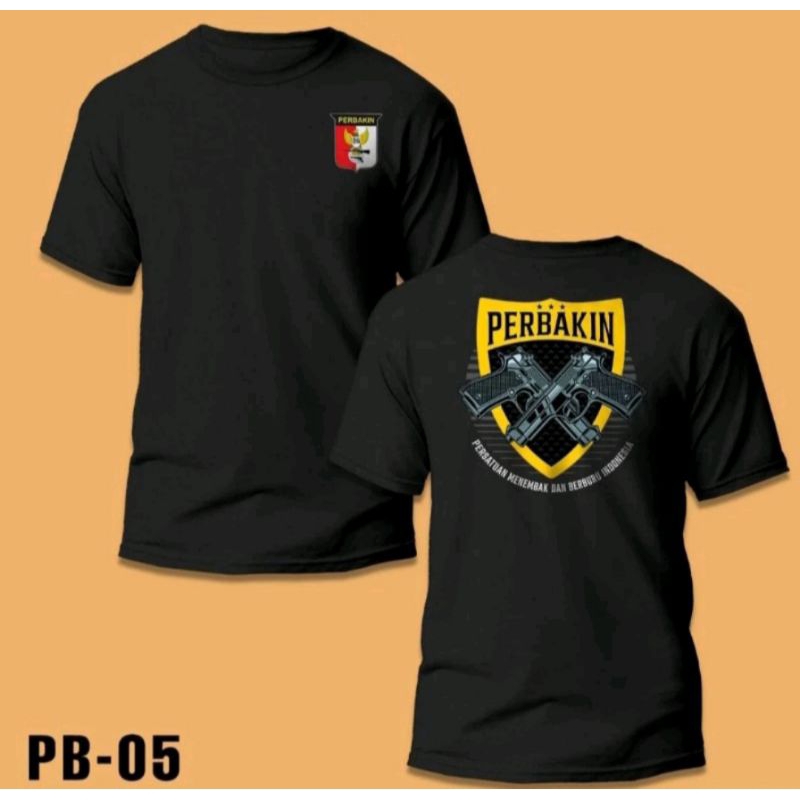 Kaos Perbakin pemburu Outdor tactical Original Cotton combed 24s super halus