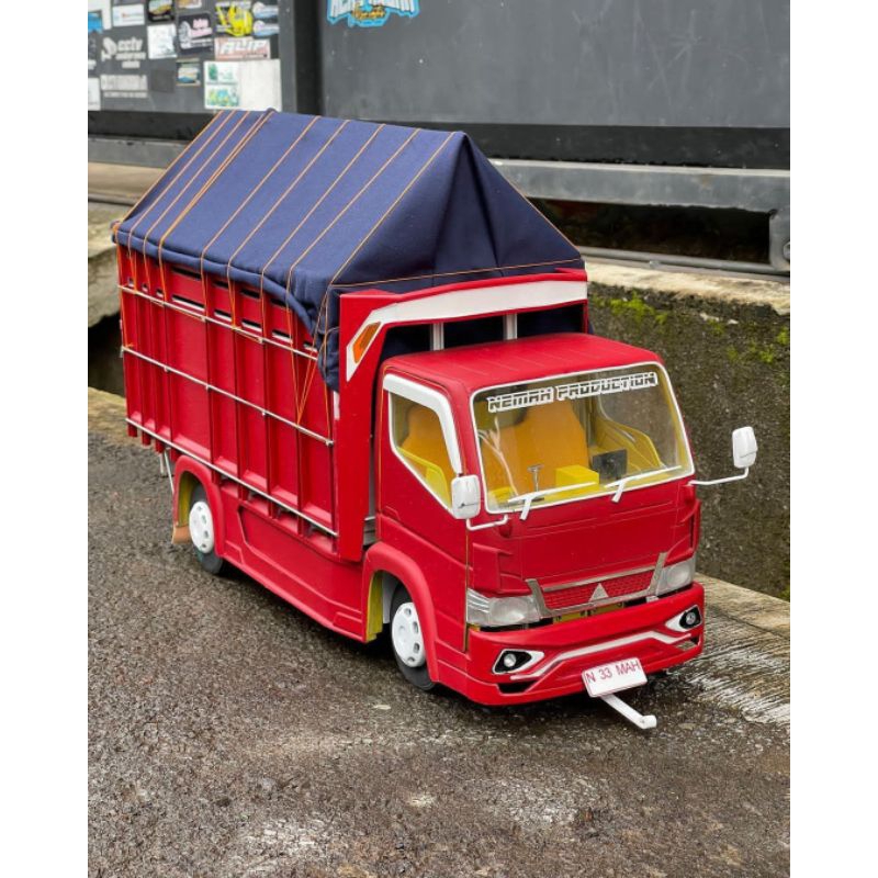 Truk Oleng Miniatur Truk Oleng Kayu