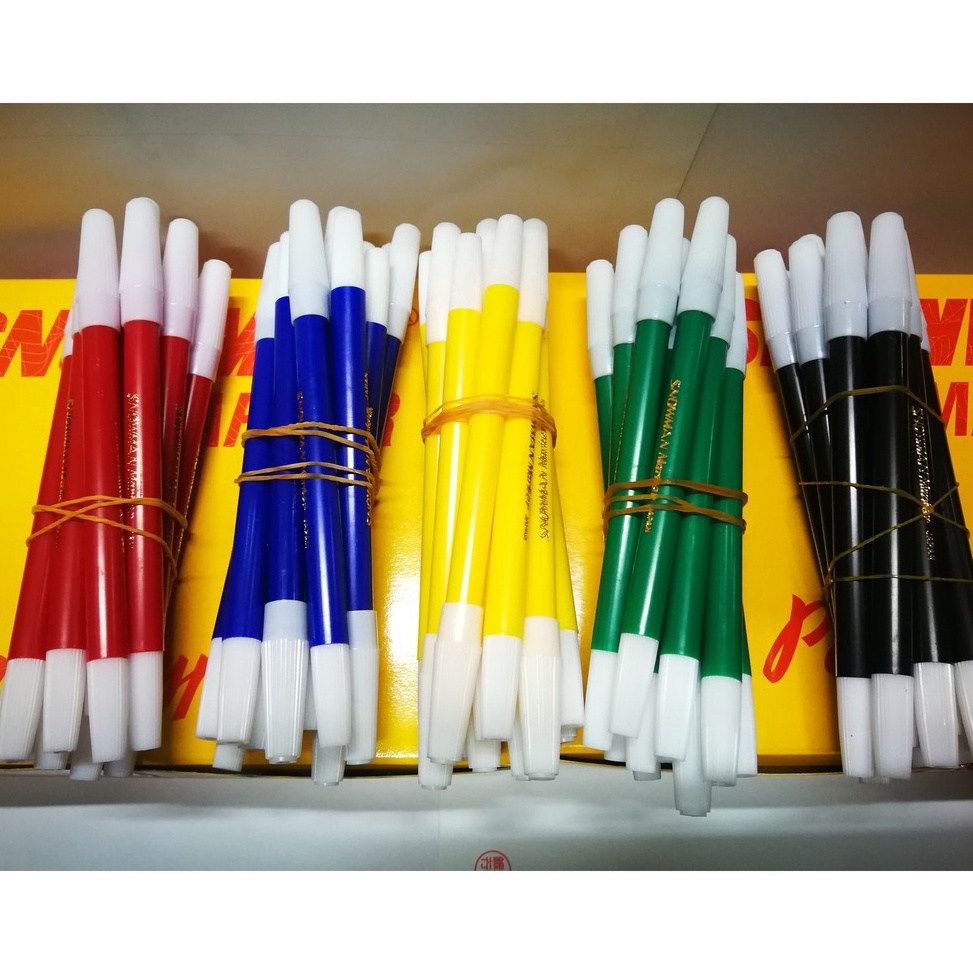 

Promosi Menarik LUSIN SNOWMAN SPIDOL KECIL MARKER PENCIL TYPE 12 PCS