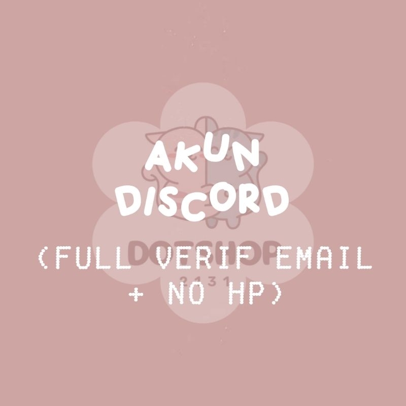 akun discord fresh