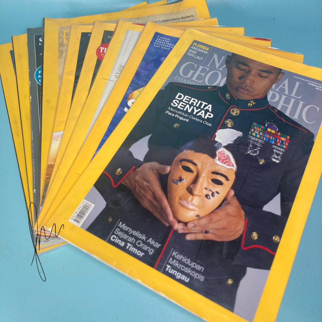 MAJALAH NATIONAL GEOGRAPHIC BEKAS