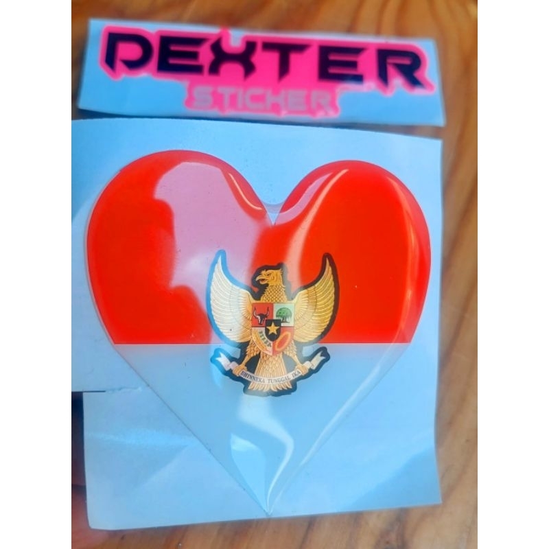 

STICKER BENDERA GARUDA INDONESIA LOVE STICKER TIMBUL TERMURAH