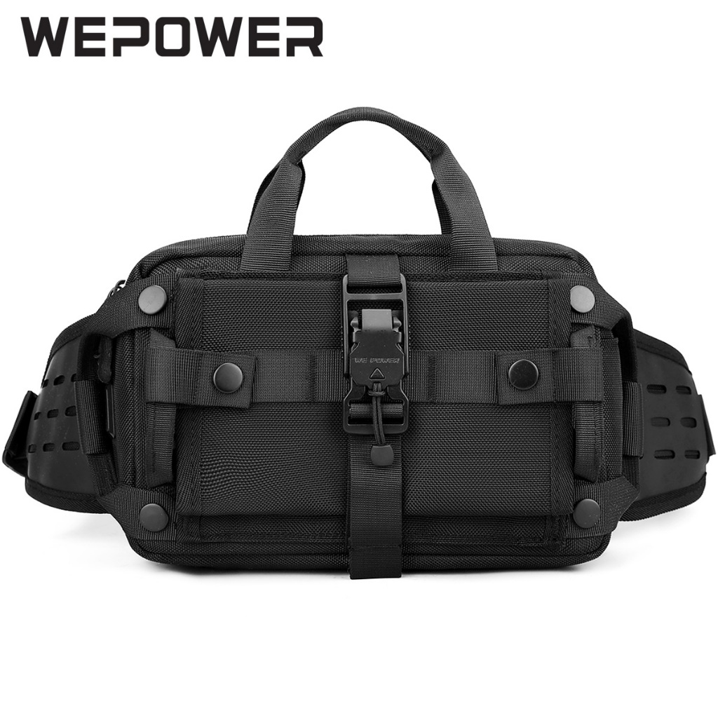 WEPOWER 2118 Tas Selempang Pria Waistbag Buckle Magnetic WP