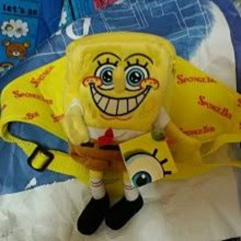 Tas Spongebob Tas Pinggang Anak Ori Taiwan