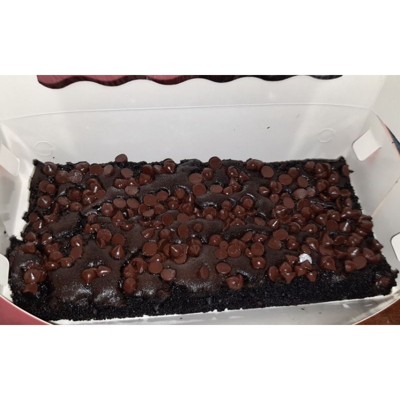 

Brownies box topping choco chips