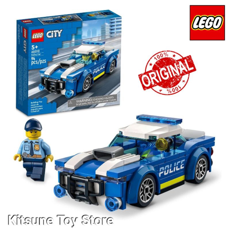 Lego City 60312 Police Car Original 94 Pcs - Mainan Balok Mobil Anak