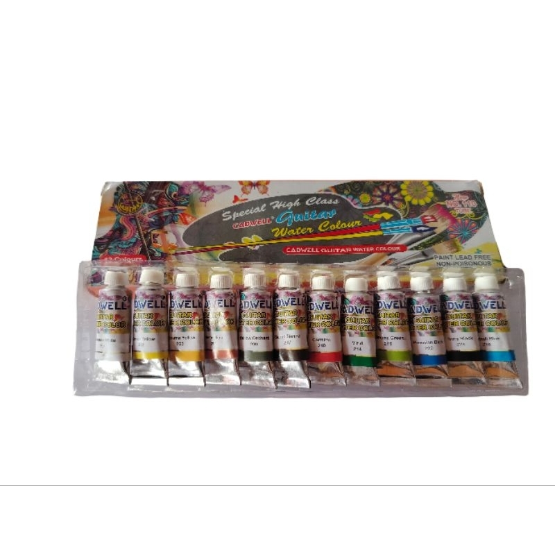 

CADWELL CAT AIR guitar water colour. 12 warna
