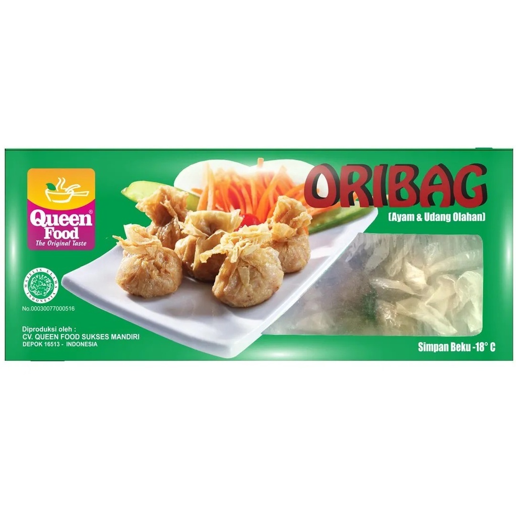 

Queen Food Oribag isi Ayam Dan Udang 220g | Ekado | Ekkado