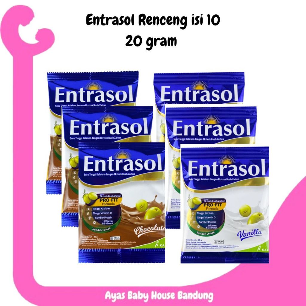 

Entrasol Sachet Renceng 10x20gram (1 Renceng 10 Sachet)