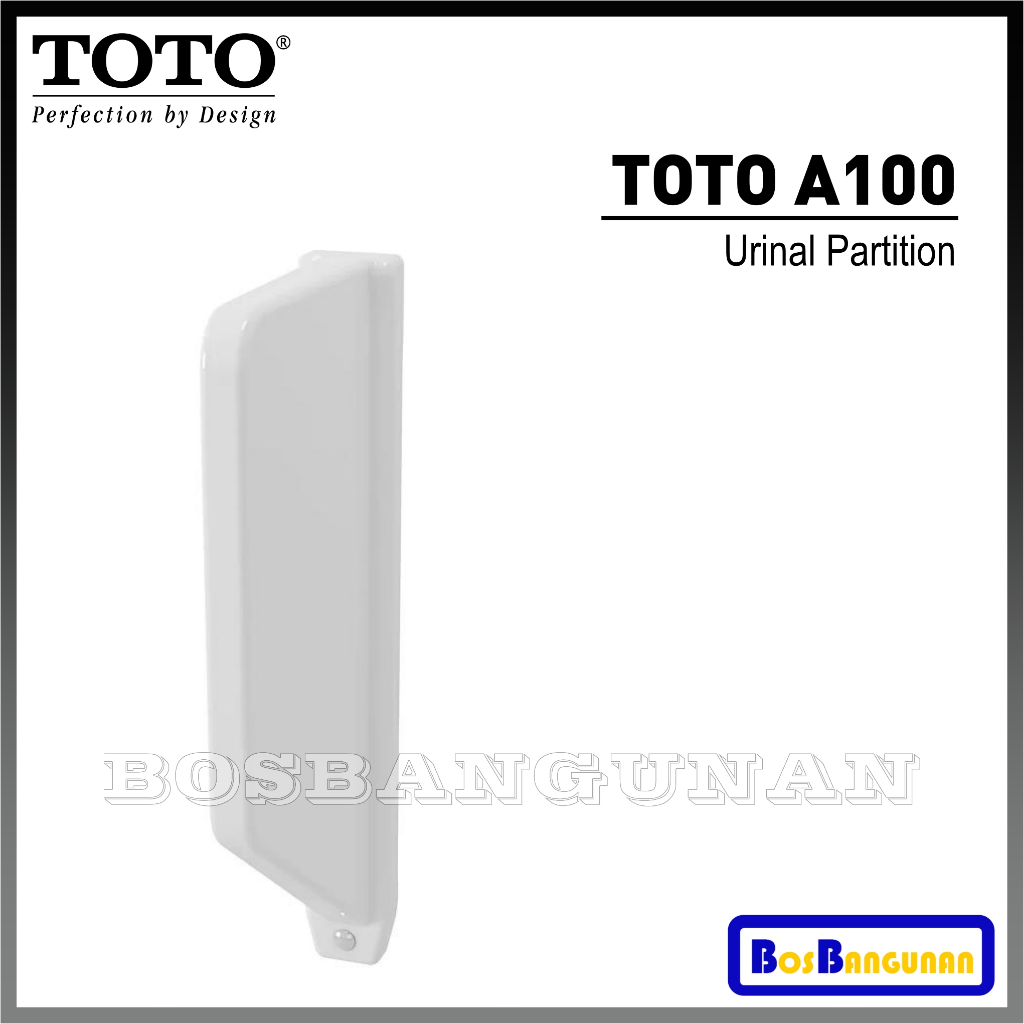 Partisi Urinal TOTO A100 / Urinal Partition TOTO A 100 / Pembatas Urinal Kamar Mandi TOTO ORIGINAL