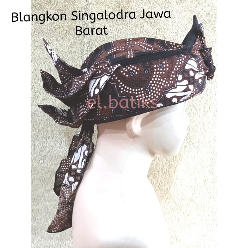 Blangkon Adat Singalodra Jawa Barat