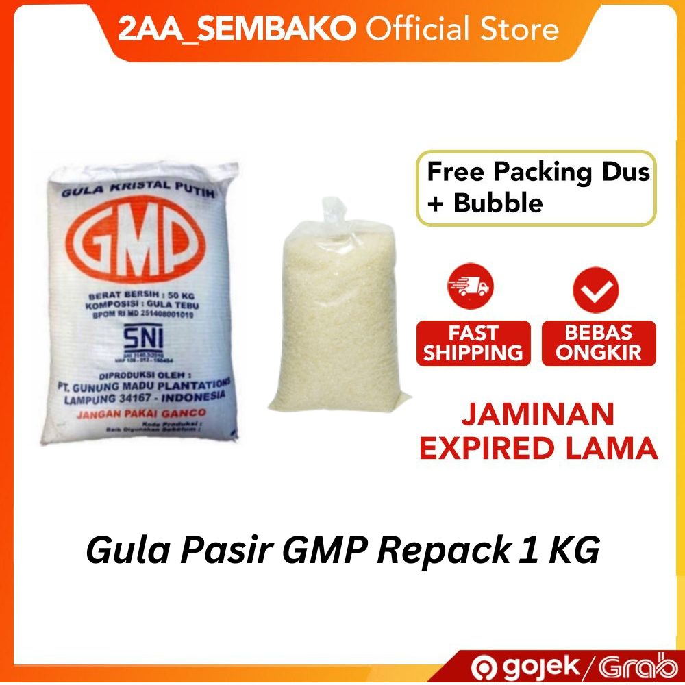 

Gula Pasir GMP Repack 1 KG