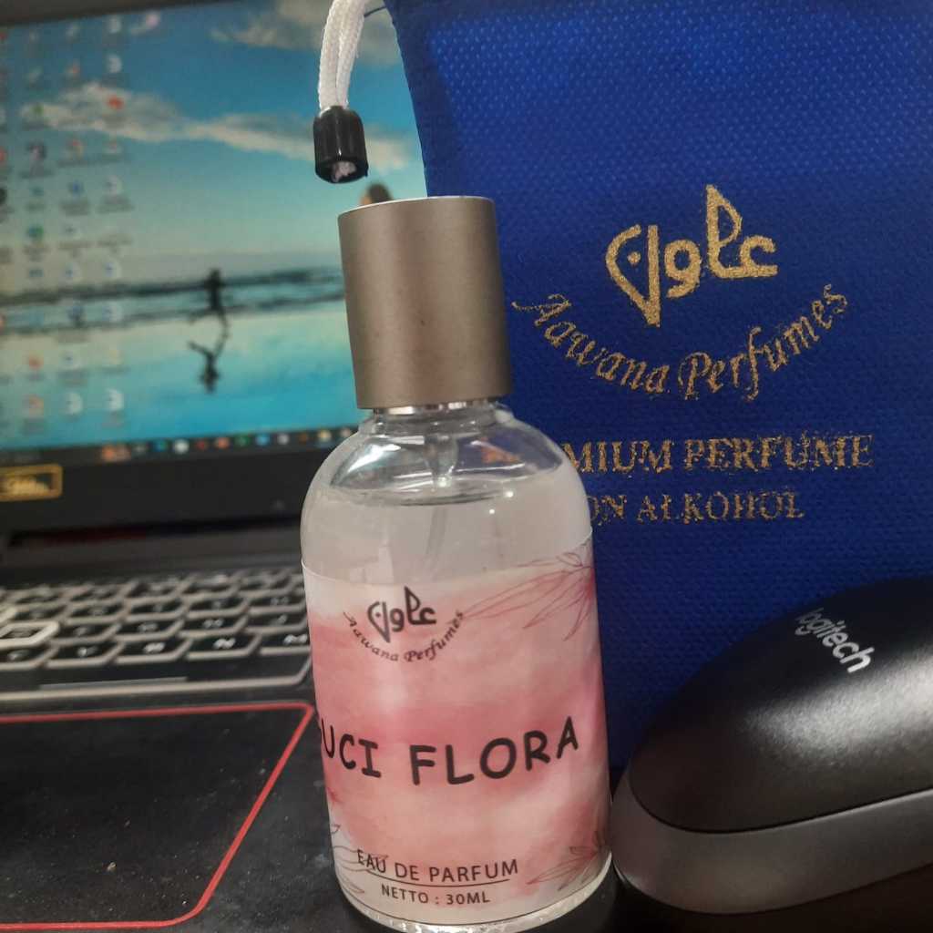 Minyak Wangi Non Alkohol Aroma Guci Flora || Minyak Wangi Semprot 30 ml