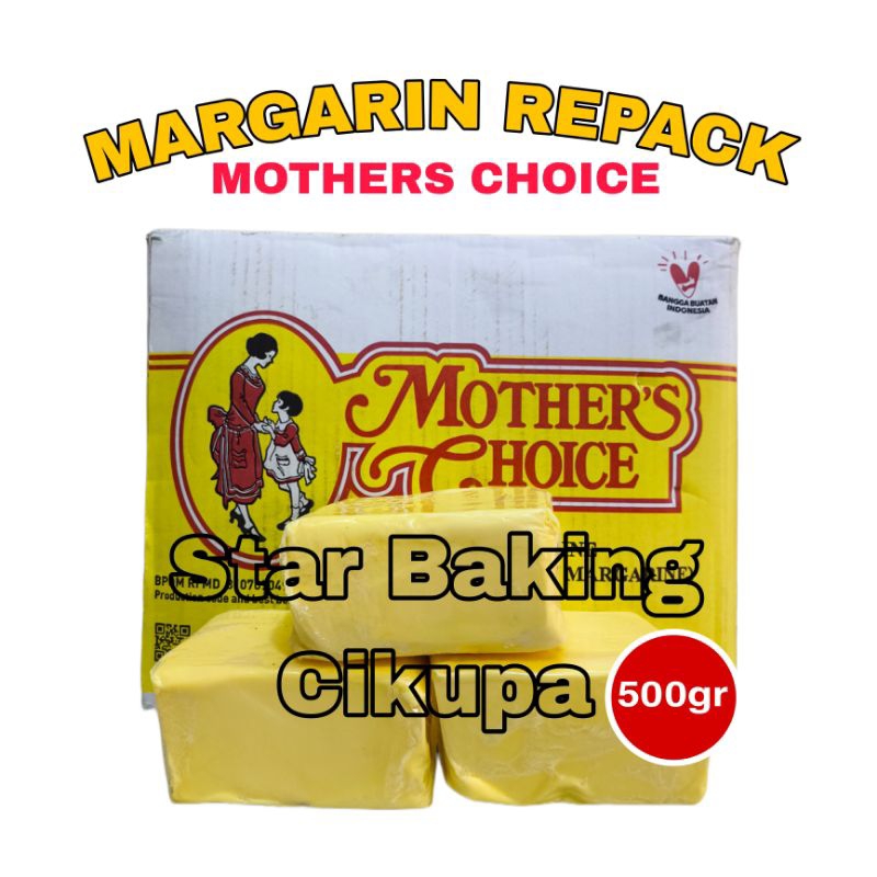 

MARGARIN MOTHERS CHOICE REPACK 500gram Curah