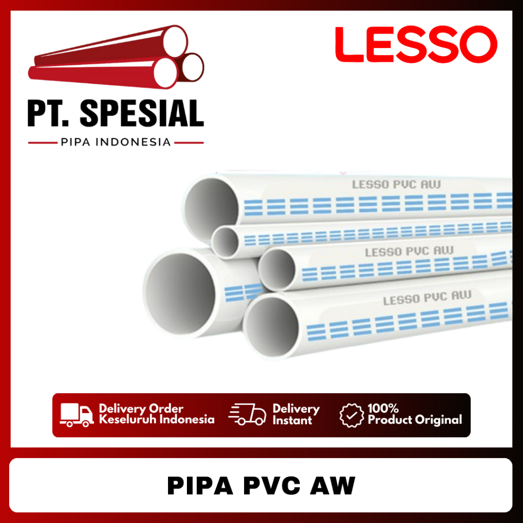 Pipa PVC AW Standard Lesso 6 inch / Pipa PVC Lesso - 07