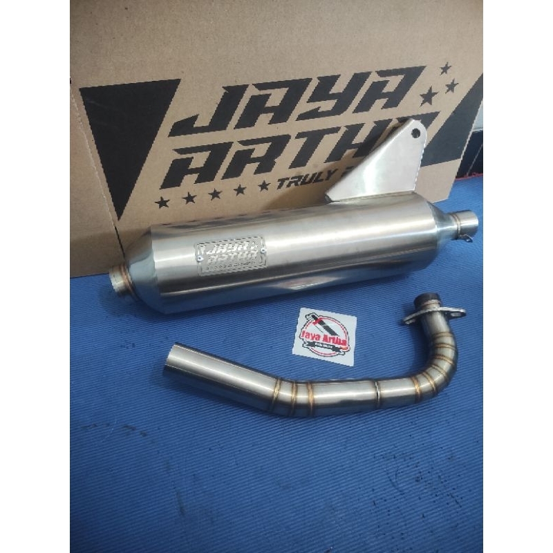 Knalpot Copy CMS Mio Sporty Inlet 38 Stenlis Cacing | Knalpot Mio sporty Mio Carbu Leheran 32 38 Ste