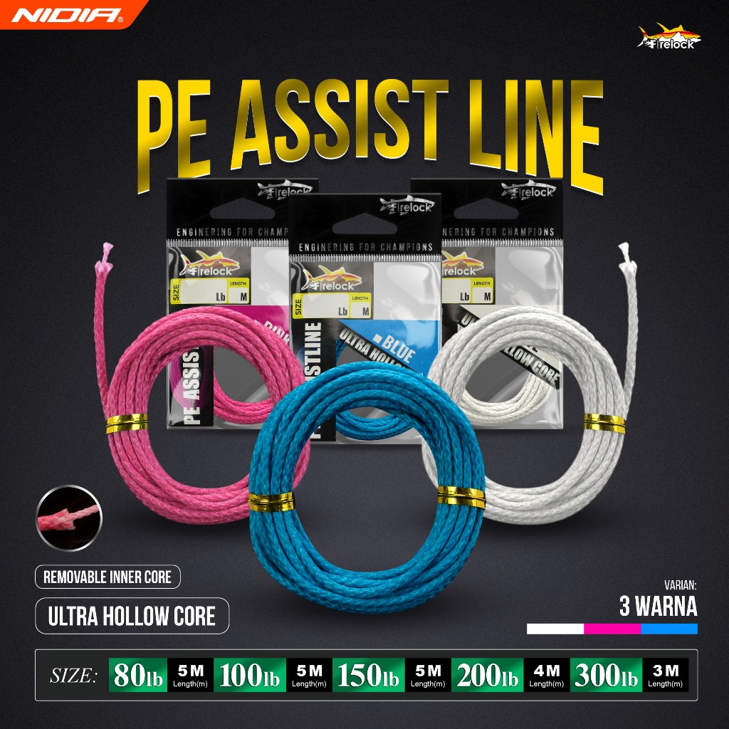 FIRELOCK PE Assist Line ULTRA HOLLOW Core -  Skirt - Pengikat assist