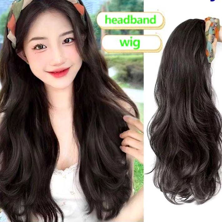 Wig bando model lurus wig bando model curly wig bando multi color