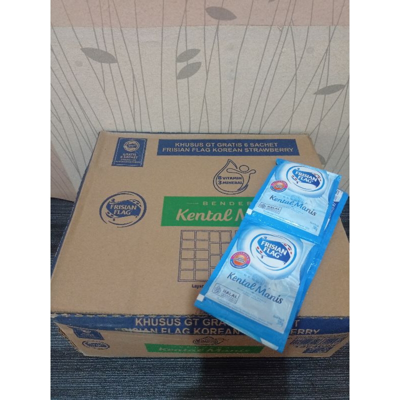 

SUSU KENTAL MANIS FRISIAN FLAG PUTIH 1 DUS