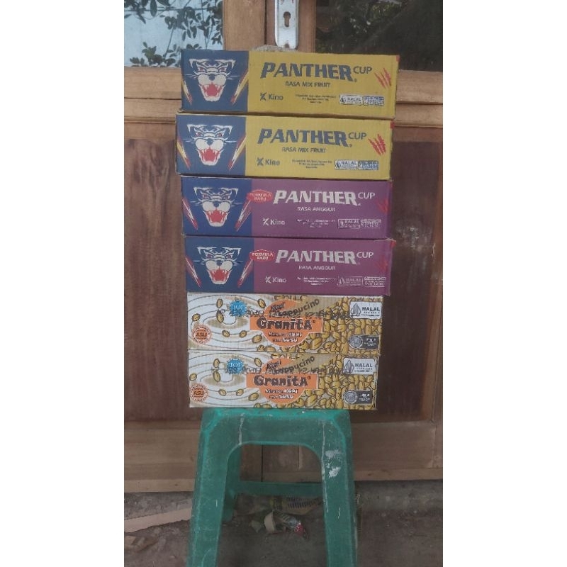 

kardus bekas phanter granita untuk packing paket