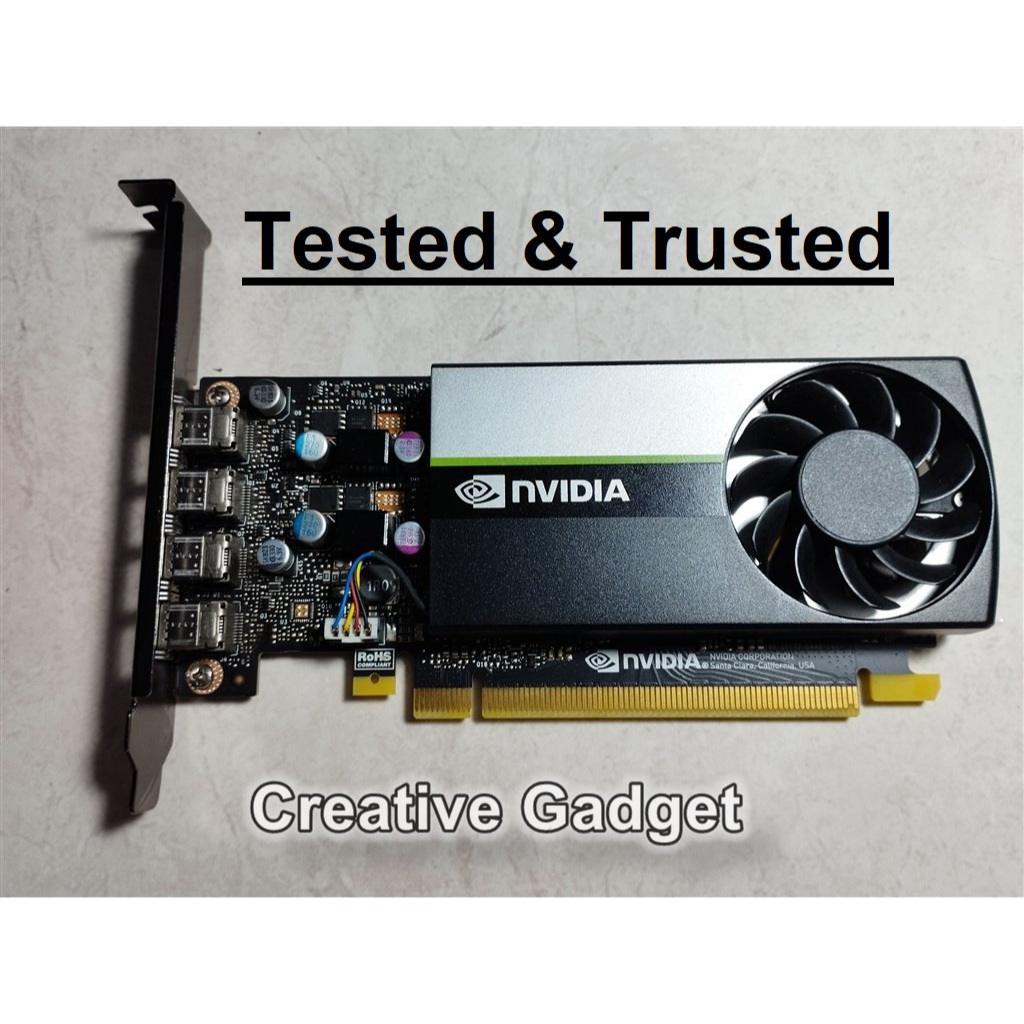 Nvidia Quadro T600 4GB DDR6 Original Display Card Workstation - Turing Architecture - Support 5K - R